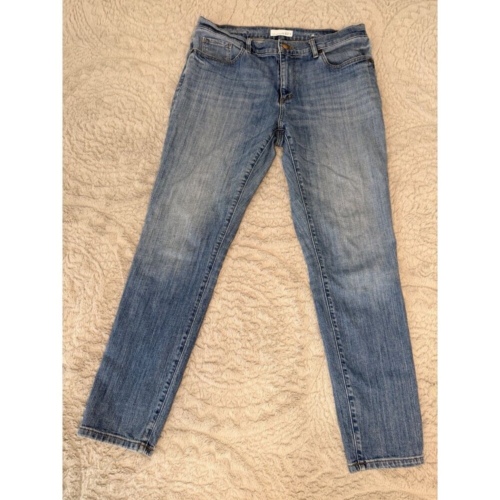 Ann Taylor LOFT Relaxed Skinny Jeans Women’s Size 8 / 29 Medium Wash Stretch Den